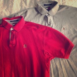 Tommy Hilfiger Polo Shirts - Lot of 2